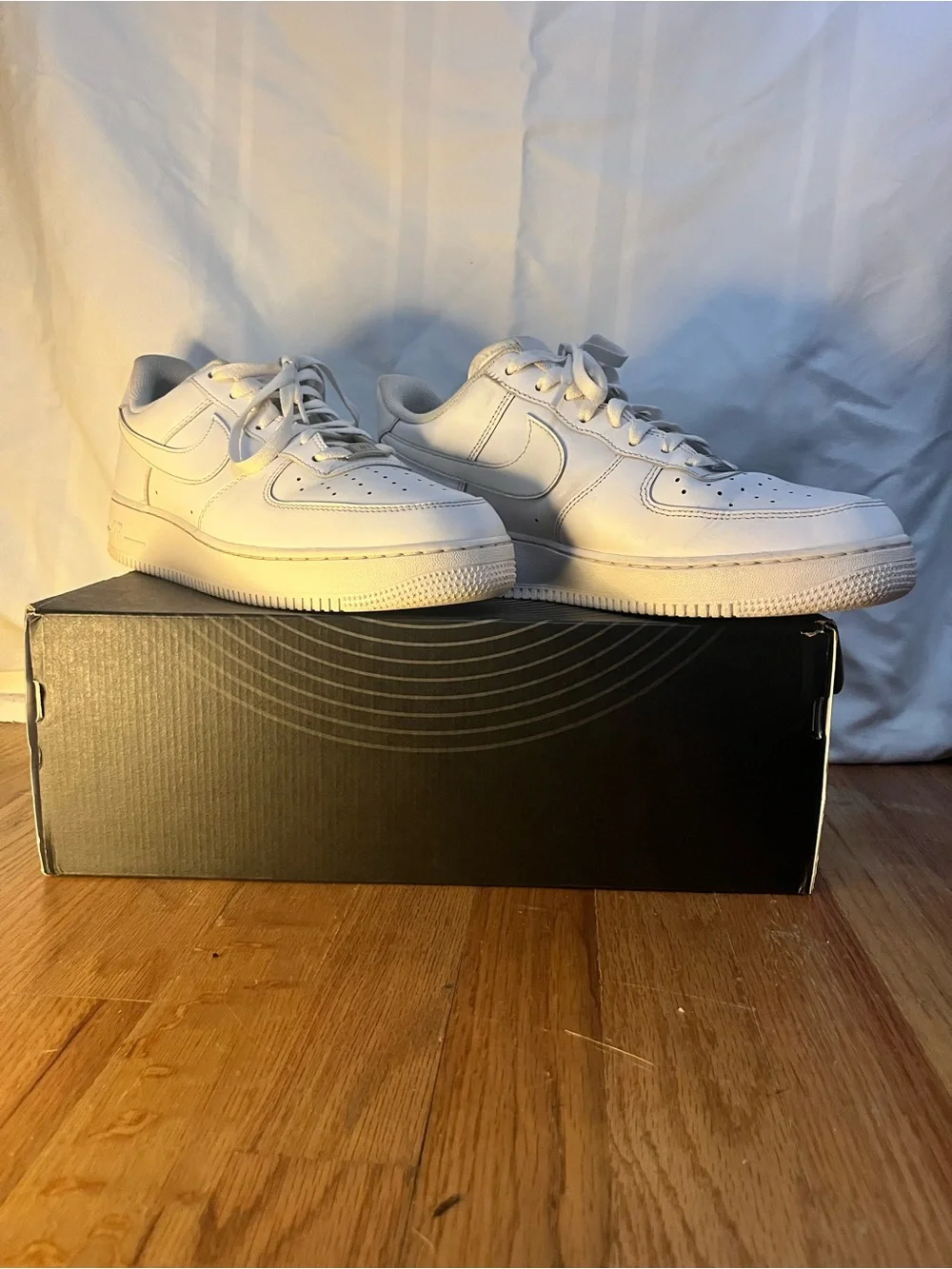 Nike Men's All-White Low Top Sneakers